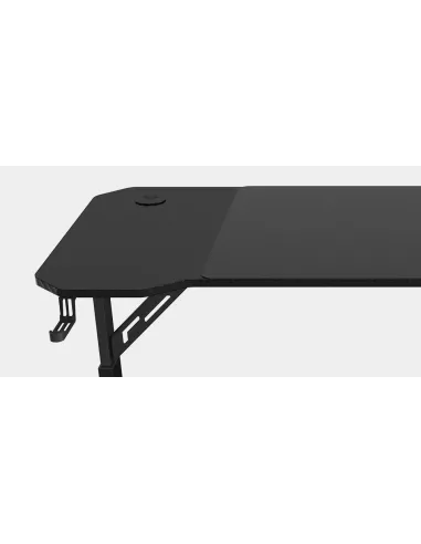 Mars Gaming MGD-ERGO140, Mesa Altura Ajustable 3 Posiciones, Superficie Ergonómica, Estructura Metálica, Alfombrilla XXL,