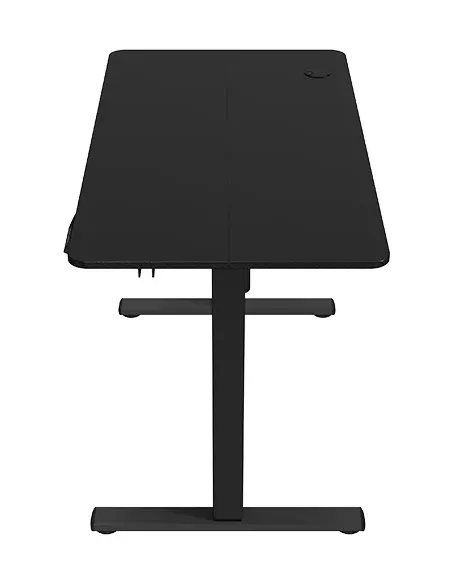 Mars Gaming MGD-ERGOPRO, Mesa Ajuste Altura Eléctrico 73-118cm, Superficie Ergonómica Fibra Carbono, Estructura Metálica,