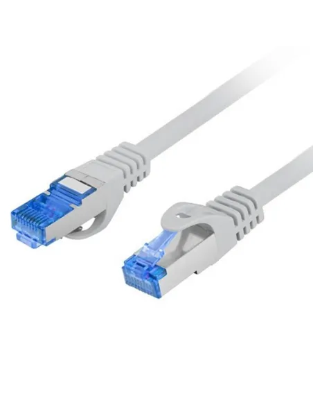 Cable red lanberg latiguillo cat.6a s - ftp lszh cca 0.25m gris fluke passed