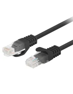 Cable red lanberg latiguillo cat.6 u - utp 7.5m negro fluke passed
