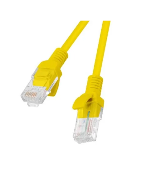 Cable red lanberg latiguillo cat.6 u - utp 1.5m amarillo fluke passed