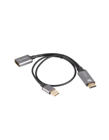 Adaptador 4k hdmi -  usb tipo a a displayport lanberg 20cm -  macho - hembra