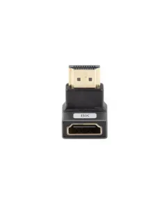 Adaptador hdmi 8k lanberg macho - hembra angulo abajo