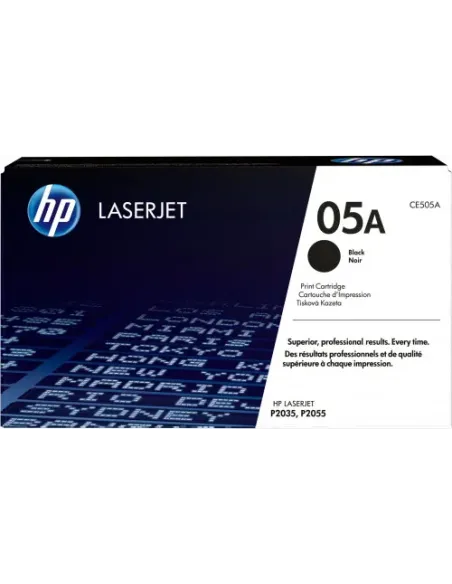 HP Cartucho de tóner original LaserJet HP 05A negro