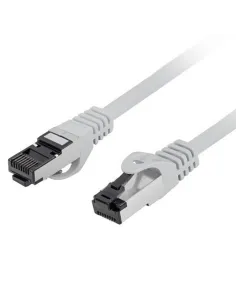 Cable red lanberg latiguillo cat.8.1 s - ftp lszh cu 0.25m gris fluke passed