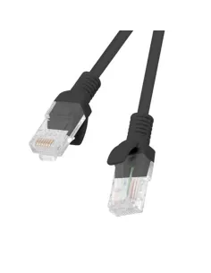 Cable red lanberg latiguillo cat.6 u - utp 20m negro fluke passed