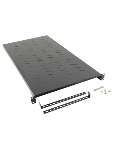 Bandeja lanberg fija 1u 483x900mm hasta 25kg rack 19 pulgadas negro