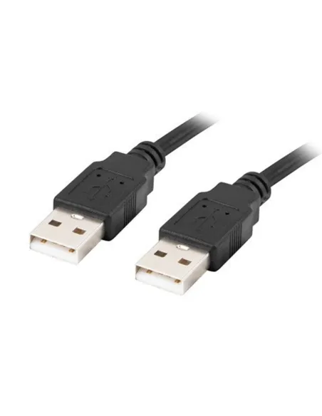Cable usb 2.0 lanberg 1m - macho - macho - negro