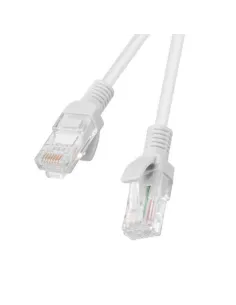 Cable red lanberg latiguillo cat.6 u - utp cca 2m gris pack 10 uds fluke passed