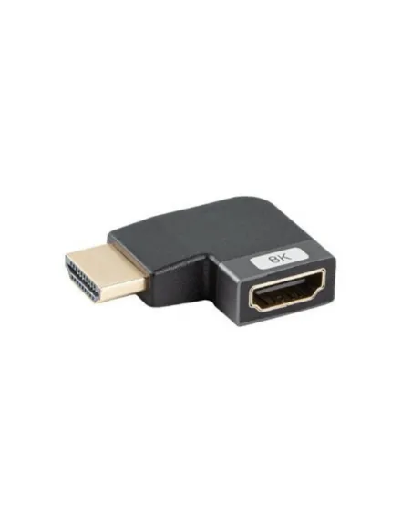 Adaptador hdmi 8k lanberg macho - hembra angulo izquierda