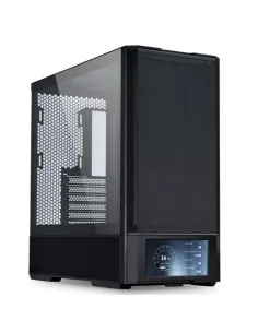 Caja ordenador gaming lian li lancool 207 lcd atx argb cristal templado negra