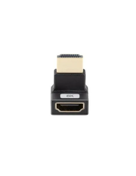Adaptador hdmi 8k lanberg macho - hembra angulo arriba