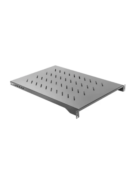 Bandeja lanberg fija 1u 483x750mm hasta 15kg rack de 19 pulgadas negro