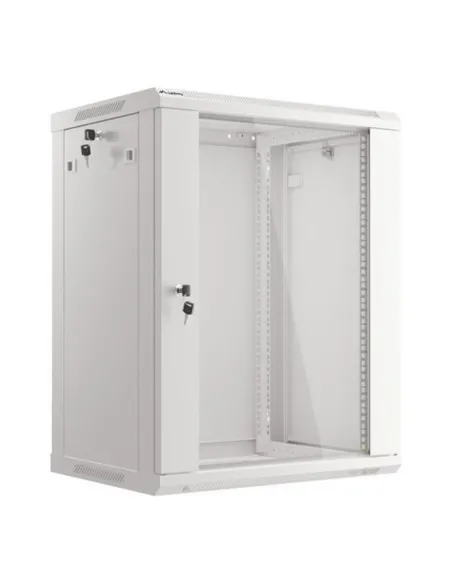 Armario lanberg 19 pulgadas 15u -  600x450 gris