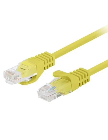 Cable red lanberg latiguillo cat.6 u - utp 7.5m amarillo fluke passed