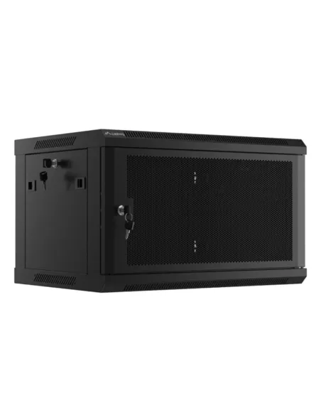Armario lanberg 19 pulgadas 6u -  600x450 negro Armario lanberg 19 pulgadas 6u -  600x450 negro
