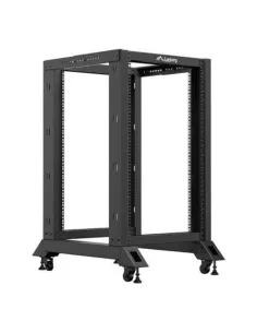 Armario lanberg abierto rack 19 pulgadas 18u -  600x800 negro