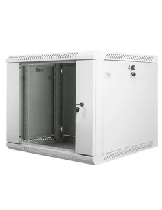 Armario lanberg 19 pulgadas 9u -  600x600 gris