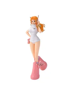 Figura banpresto one piece glitter & glamours egghead nami 23cm