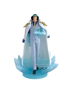 Figura banpresto one piece the shukko logia kuzan special edition