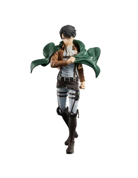 Figura banpresto shingeki no kyojin ataque a los titanes grandista levi 27cm