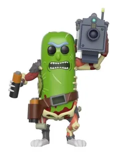 Rick y morty pop! animatión vinyl figura pickle rick with laser 9 cm