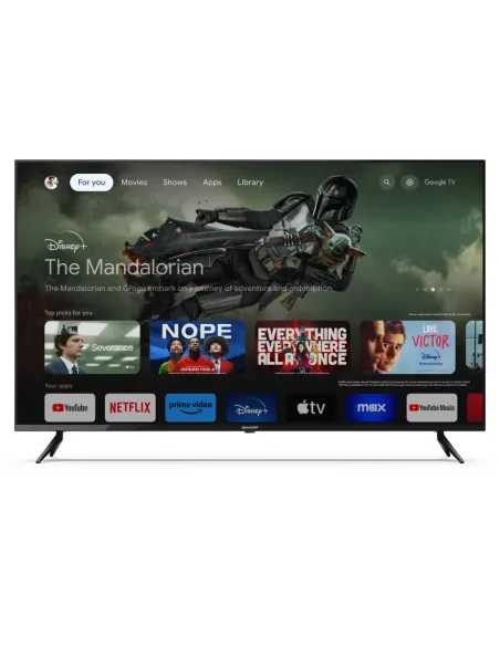 Sharp 50GL4060E Televisor 127 cm (50") 4K Ultra HD Smart TV Wifi Negro