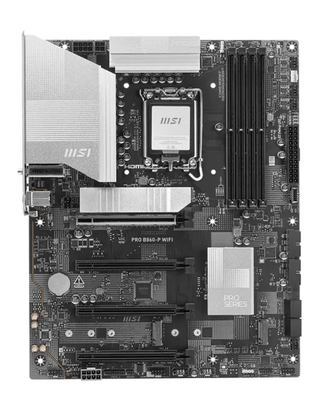 MSI PRO B860-P WIFI placa base Intel B860 LGA 1851 (Socket V1) ATX