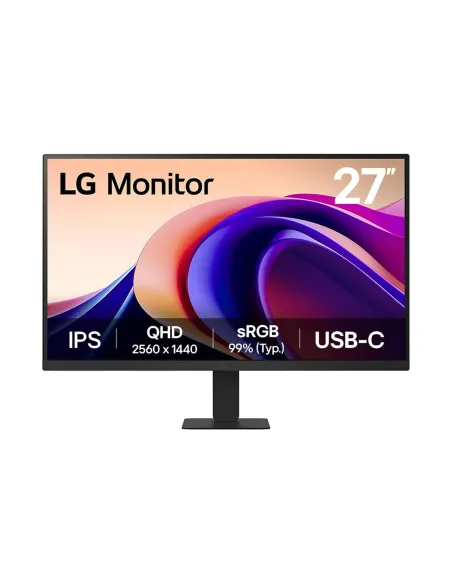 LG 27'' QHD Monitor pantalla para PC 68,6 cm (27") 2560 x 1440 Pixeles Quad HD Negro LG 27'' QHD Monitor pantalla para PC 68,6 cm (27") 2560 x 1440 Pixeles Quad HD Negro