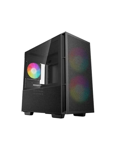Caja ordenador gaming deepcool ch360 micro atx argb ct 3v negra
