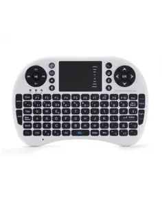 Mini teclado inalambrico wireless 2.4ghz phoenix touchpad multimedia  smart tv - tvbox - android tv - color blanco y negro