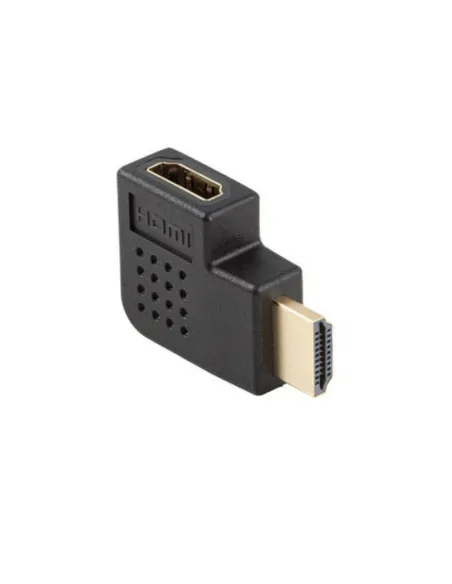 Adaptador hdmi 4k lanberg macho - hembra angulo izquierda Adaptador hdmi 4k lanberg macho - hembra angulo izquierda