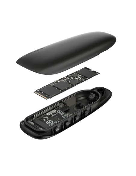 ASUS COBBLE Black (ESD-A1A BLK) Caja externa para unidad de estado sólido (SSD) Negro M.2