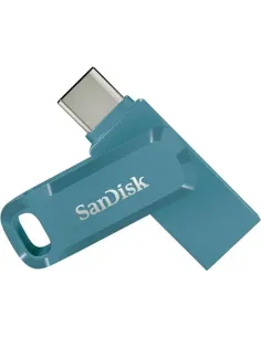 SanDisk Ultra Dual Drive Go USB 128GB unidad flash USB USB Type-A / USB Type-C 3.2 Gen 1 (3.1 Gen 1) Azul