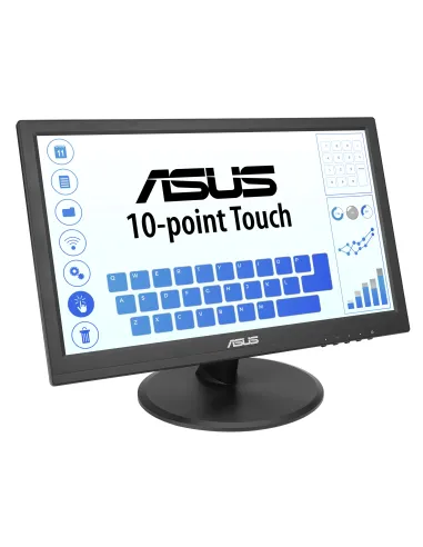 ASUS Touch VT169HE pantalla para PC 39,6 cm (15.6") 1920 x 1080 Pixeles Full HD LED Pantalla táctil Mesa Negro