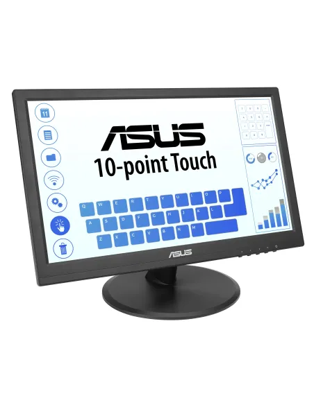ASUS Touch VT169HE pantalla para PC 39,6 cm (15.6") 1920 x 1080 Pixeles Full HD LED Pantalla táctil Mesa Negro