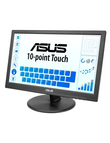 ASUS Touch VT169HE pantalla para PC 39,6 cm (15.6") 1920 x 1080 Pixeles Full HD LED Pantalla táctil Mesa Negro
