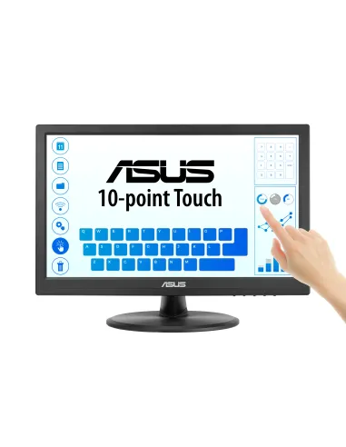 ASUS Touch VT169HE pantalla para PC 39,6 cm (15.6") 1920 x 1080 Pixeles Full HD LED Pantalla táctil Mesa Negro