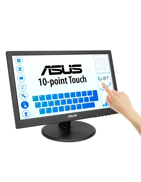 ASUS Touch VT169HE pantalla para PC 39,6 cm (15.6") 1920 x 1080 Pixeles Full HD LED Pantalla táctil Mesa Negro