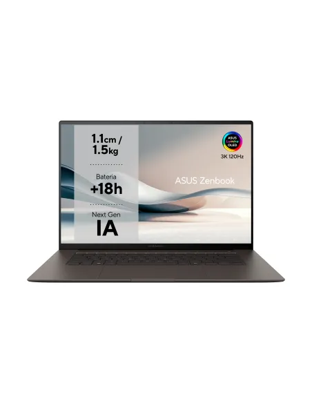 ASUS Zenbook S 16 OLED UM5606WA-RK320W Copilot+ PC - Ordenador Portátil 16" WQXGA+ 120Hz (AMD Ryzen AI 9 370, 32GB RAM, 1TB