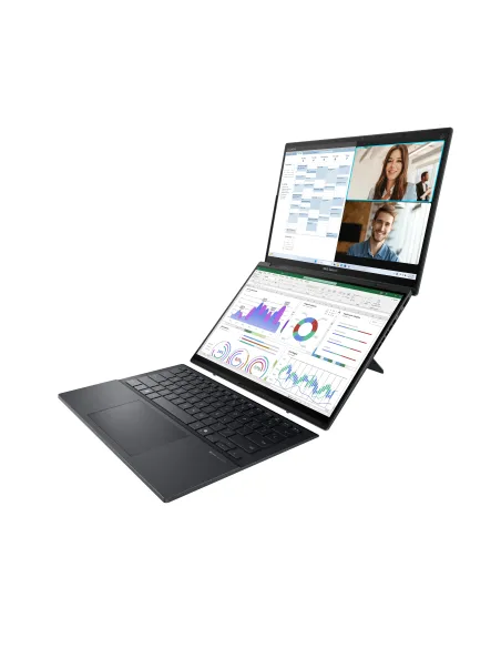 ASUS Zenbook Duo OLED UX8406CA-PZ152W - Ordenador Portátil 14" WQXGA+ 120Hz (Intel Core Ultra 9 285H, 32GB RAM, 1TB SSD, Arc