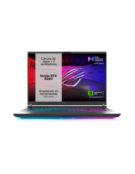 ASUS ROG Strix G18 G815JMR-S8051 - Ordenador Portátil Gaming de 18" WUXGA 144Hz (Intel Core i7-14650HX, 32GB RAM, 1TB SSD,