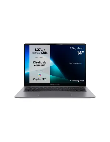 ASUS ExpertBook P5 P5405CSA-NZ0154X - Ordenador Portátil 14" WQXGA (Intel Core Ultra 5 226V, 16GB RAM, 512GB SSD, Arc Graphics