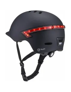 Casco smart youin homologado led 58 - 61cm negro