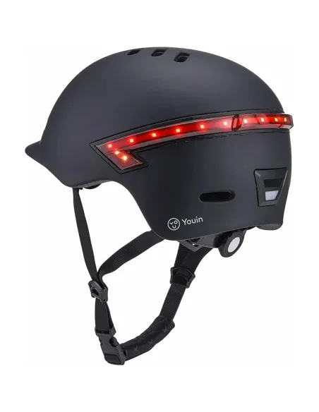 Casco smart youin homologado led 58 - 61cm negro