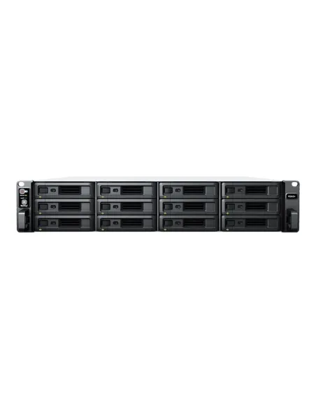 Servidor nas synology rs2423rp+ 8gb 12 bahias 2u rack gigabit ethernet