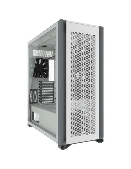Caja ordenador gaming corsair 7000d airflow atx cristal templado blanca