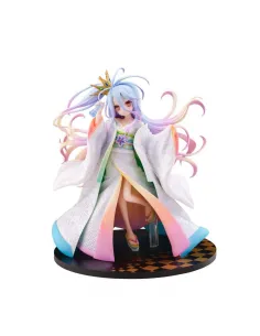Figura good smile company no game no life 1 - 7 scale shiro shiromuku 22.5cm