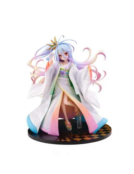 Figura good smile company no game no life 1 - 7 scale shiro shiromuku 22.5cm
