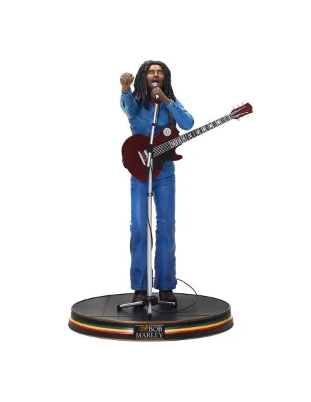 Bob marley concierto rainbow'77  figura 18 cm bob marley